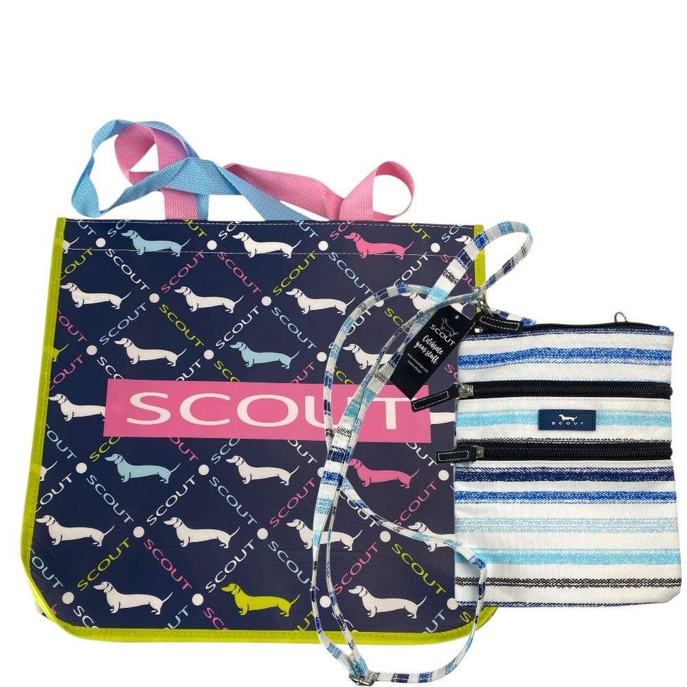 SCOUT Sally Go Lightly Crossbody Bag in Lake Shelton Pattern & X-Large Bag